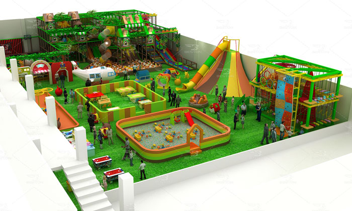 Kids indoor soft playground equipment 